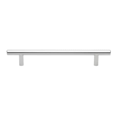 Gliderite Hardware 6-1/4 in. Center to Center Polished Chrome Solid Steel Bar Pull - 5003-160-PC, 5PK 5003-160-PC-5